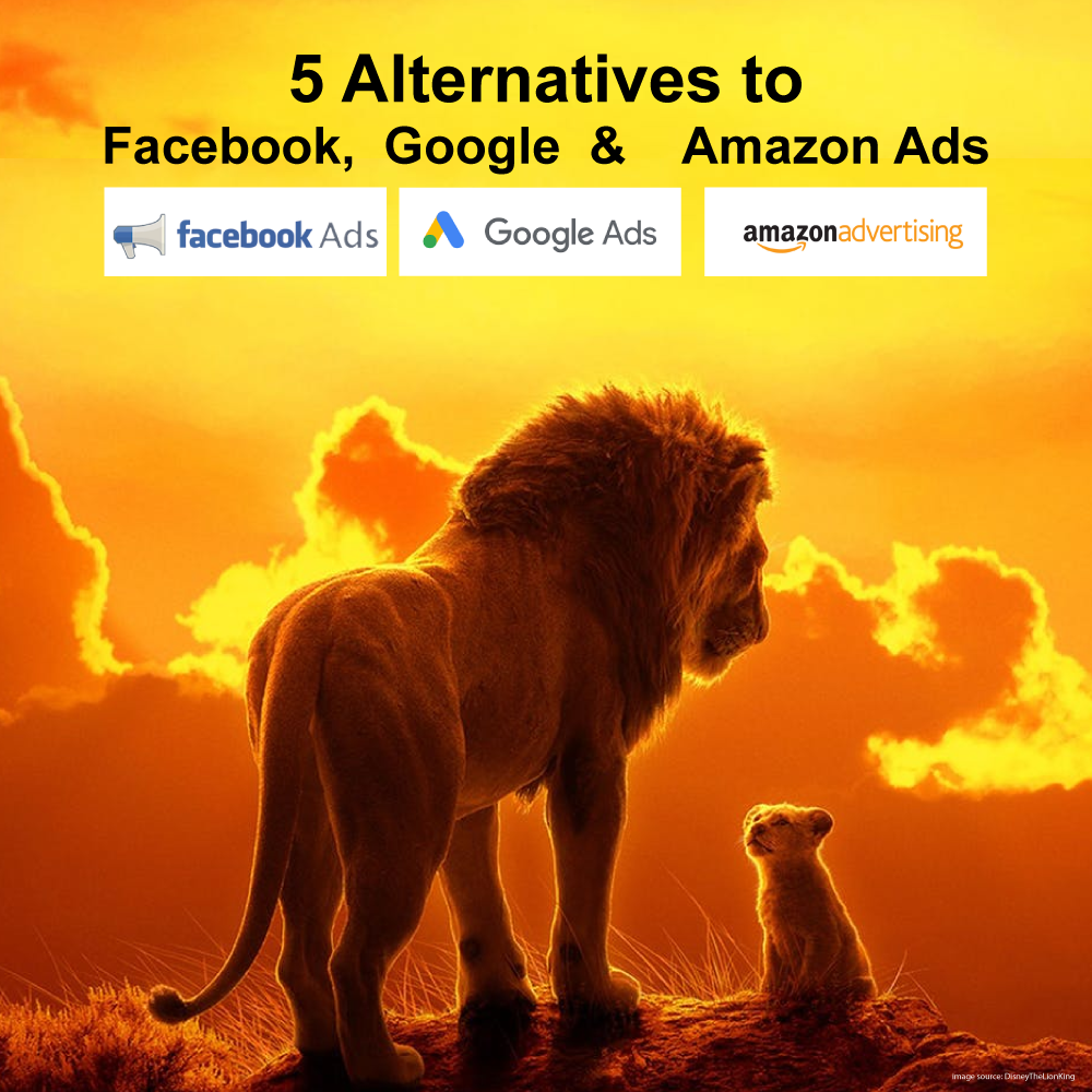 5 Alternatives to Facebook, Google and Amazon Ads